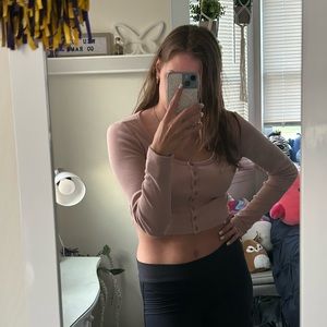 Forever 21 Pink Cropped Top